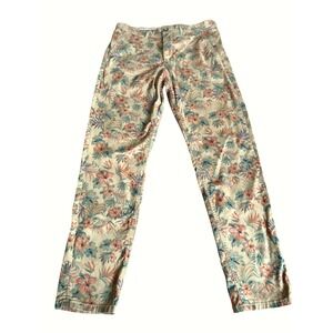 Denim & Flower Ricky Singh Floral Print Pants Women's Size 30‎ Casual